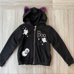NWOT Truly Me Black Ghost Hoodie